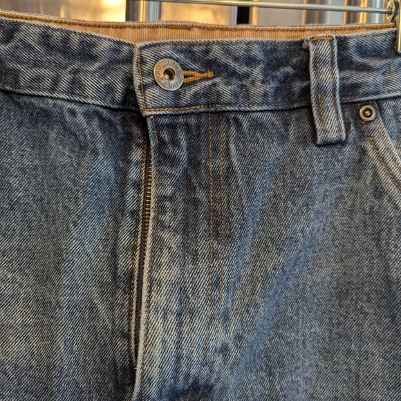 Mens Duluth Trading 100% Cotton Denim Work Jeans Sz 40waist 30 Length Exc Cond - Picture 2 of 5